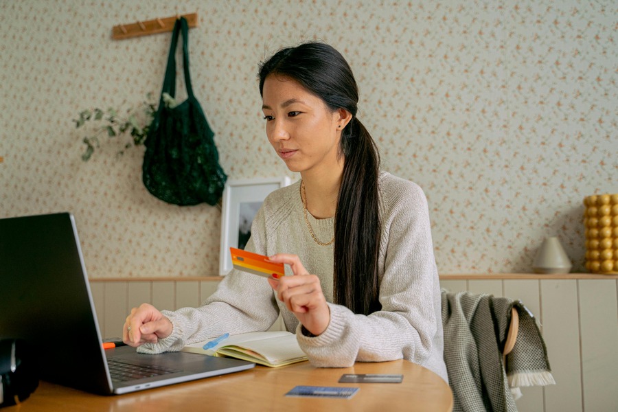 Woman Buying Crypto